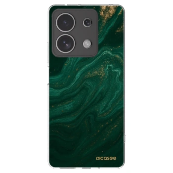 Picasee Xiaomi Redmi Note 13 4G Hülle - Transparentes Silikon - Green