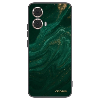 Picasee Motorola Moto G85 Hülle - Schwarzes Silikon - Green
