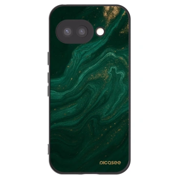 Picasee Google Pixel 9a Hülle - Schwarzes Silikon - Green