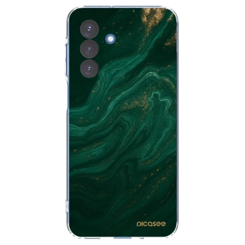 Picasee Samsung Galaxy A17 5G Hülle - Transparentes Silikon - Green