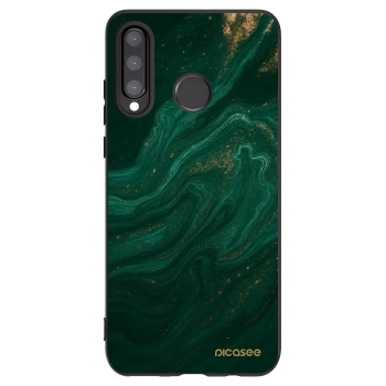 Picasee Huawei P30 Lite Hülle - Schwarzes Silikon - Green