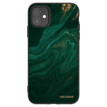 Picasee Apple iPhone 11 Hülle - Schwarzes Silikon - Green