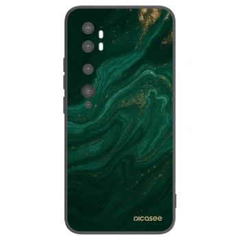Picasee Xiaomi Mi Note 10 (Pro) Hülle - Schwarzes Silikon - Green