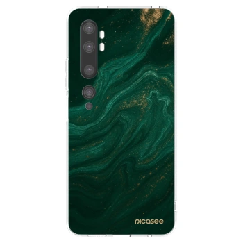 Picasee Xiaomi Mi Note 10 (Pro) Hülle - Transparentes Silikon - Green