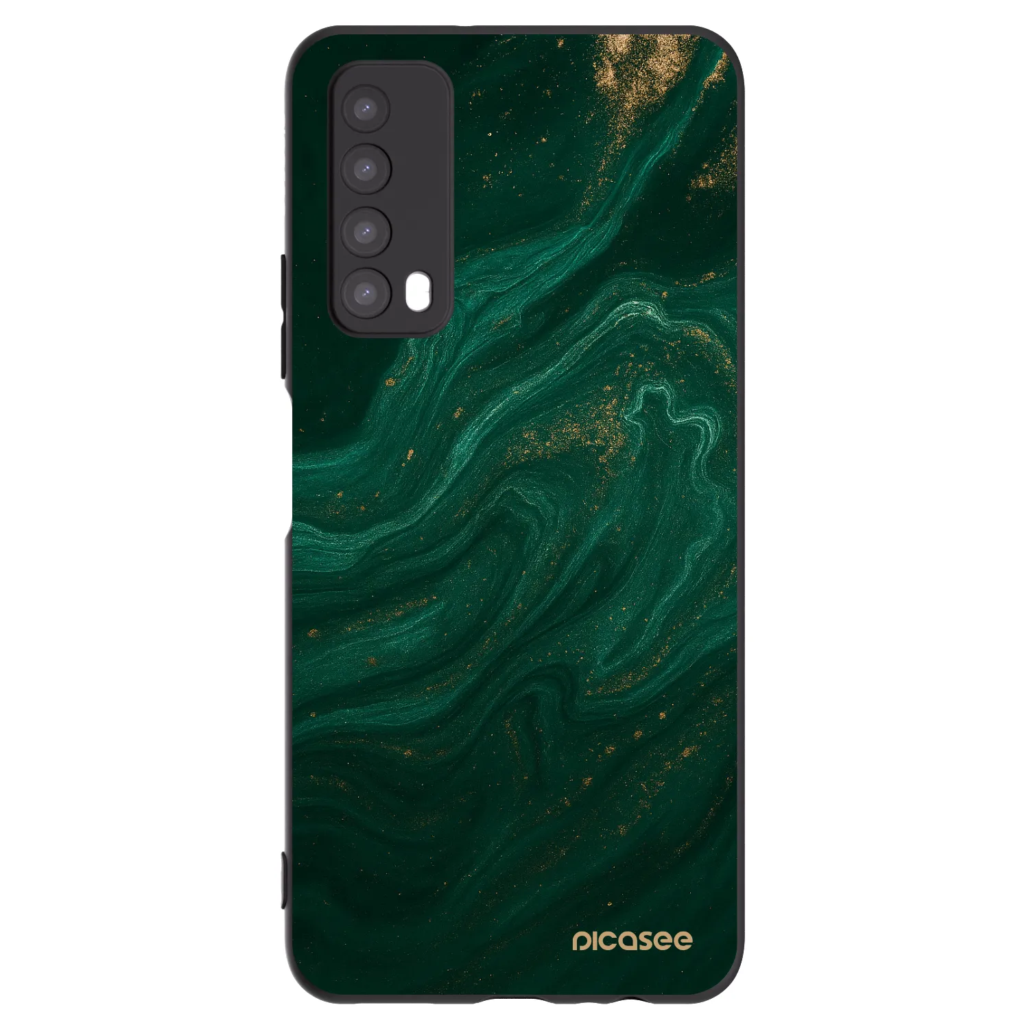 Picasee Huawei P Smart 2021 Hülle - Schwarzes Silikon - Green