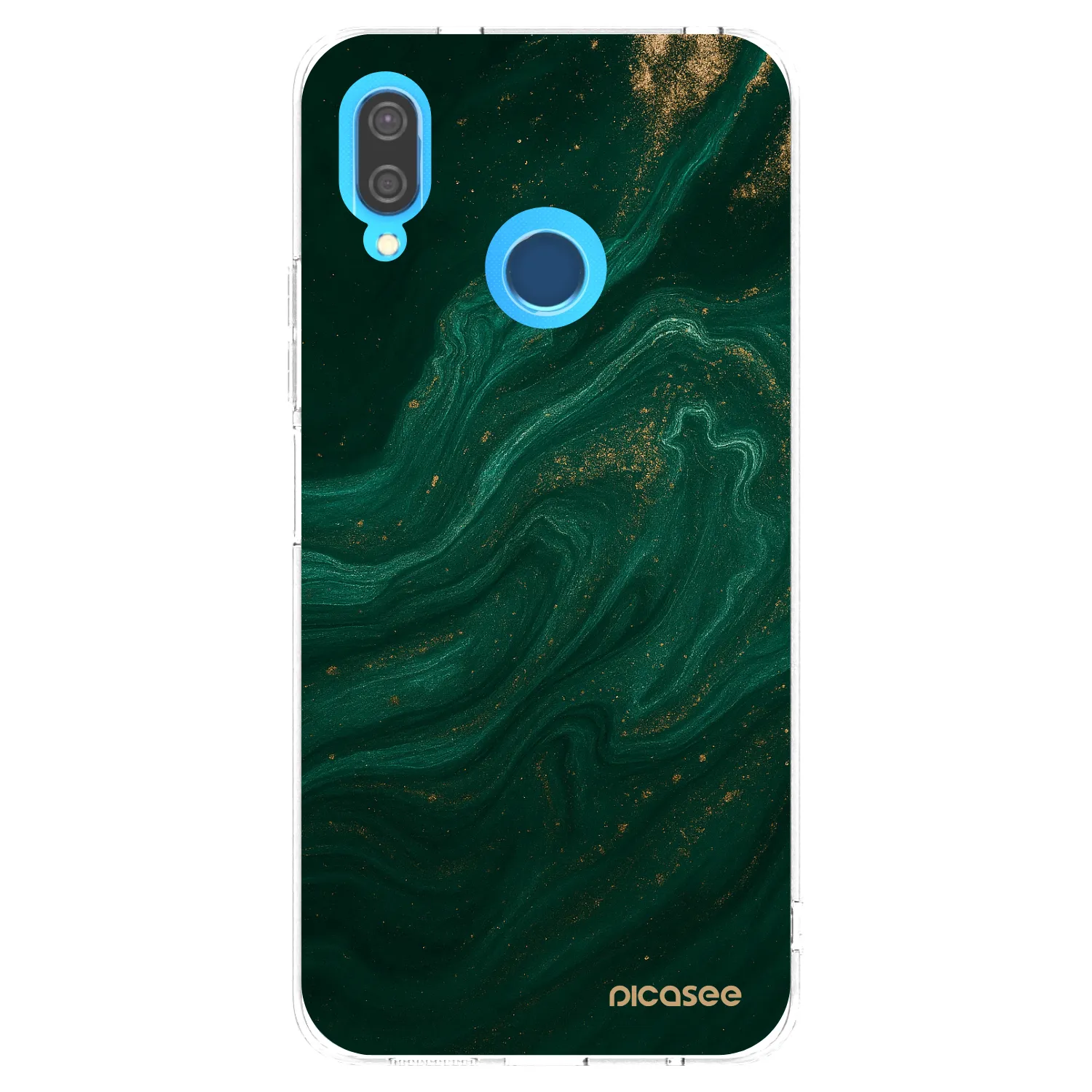 Picasee Huawei P20 Lite Hülle - Transparentes Silikon - Green