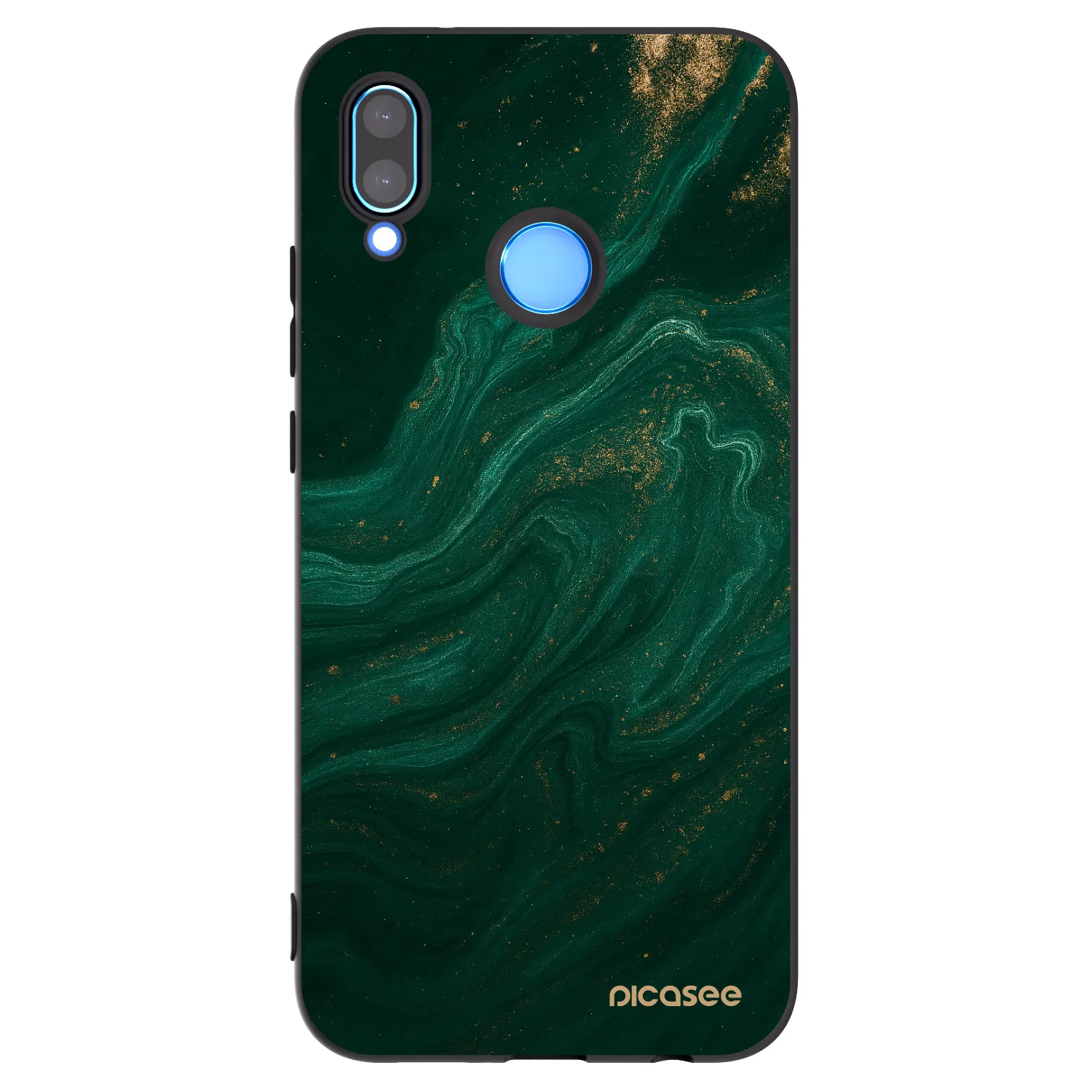 Picasee Huawei P20 Lite Hülle - Schwarzes Silikon - Green