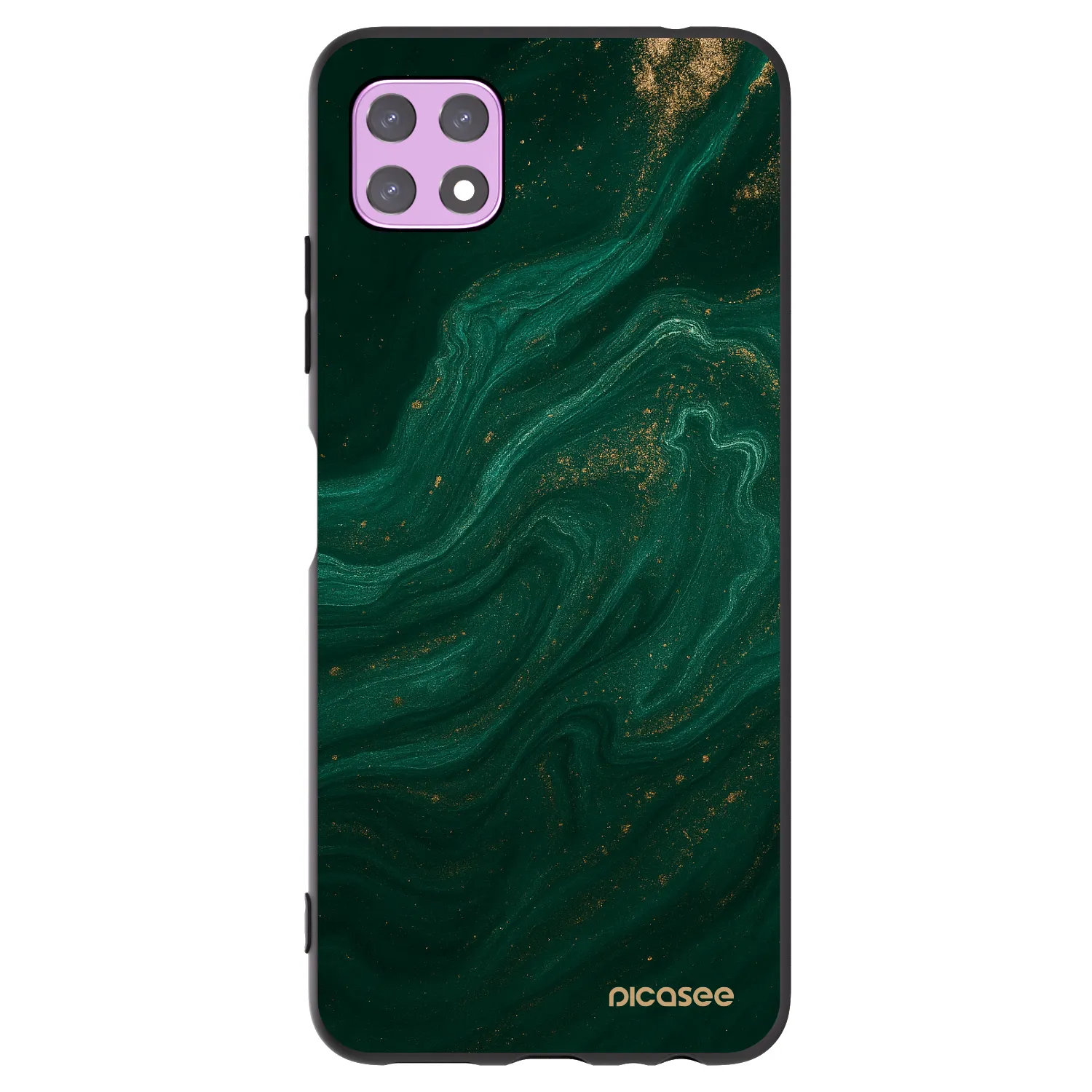 Picasee Samsung Galaxy A22 A226B 5G Hülle - Schwarzes Silikon - Green
