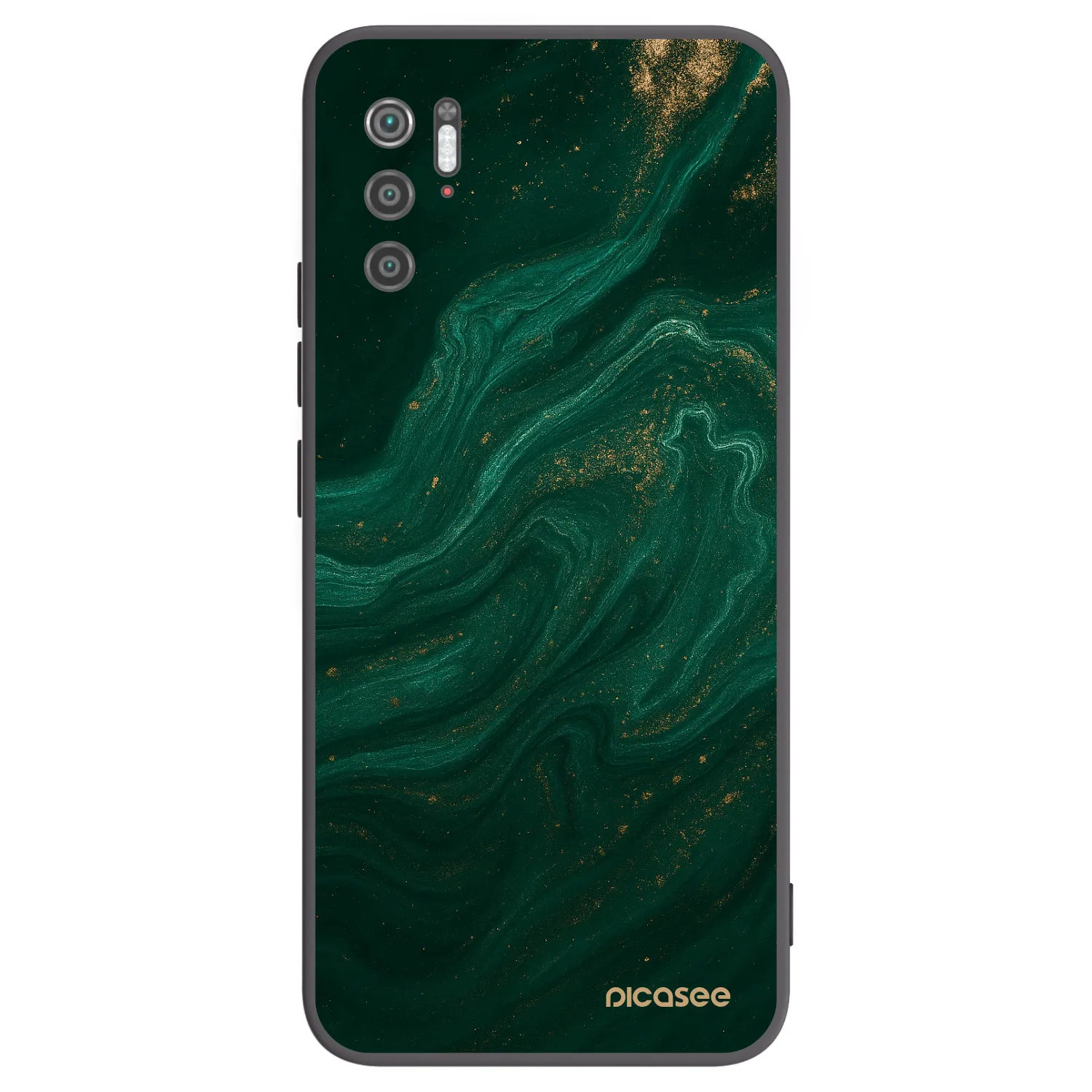 Picasee Xiaomi Poco M3 Pro 5G Hülle - Schwarzes Silikon - Green
