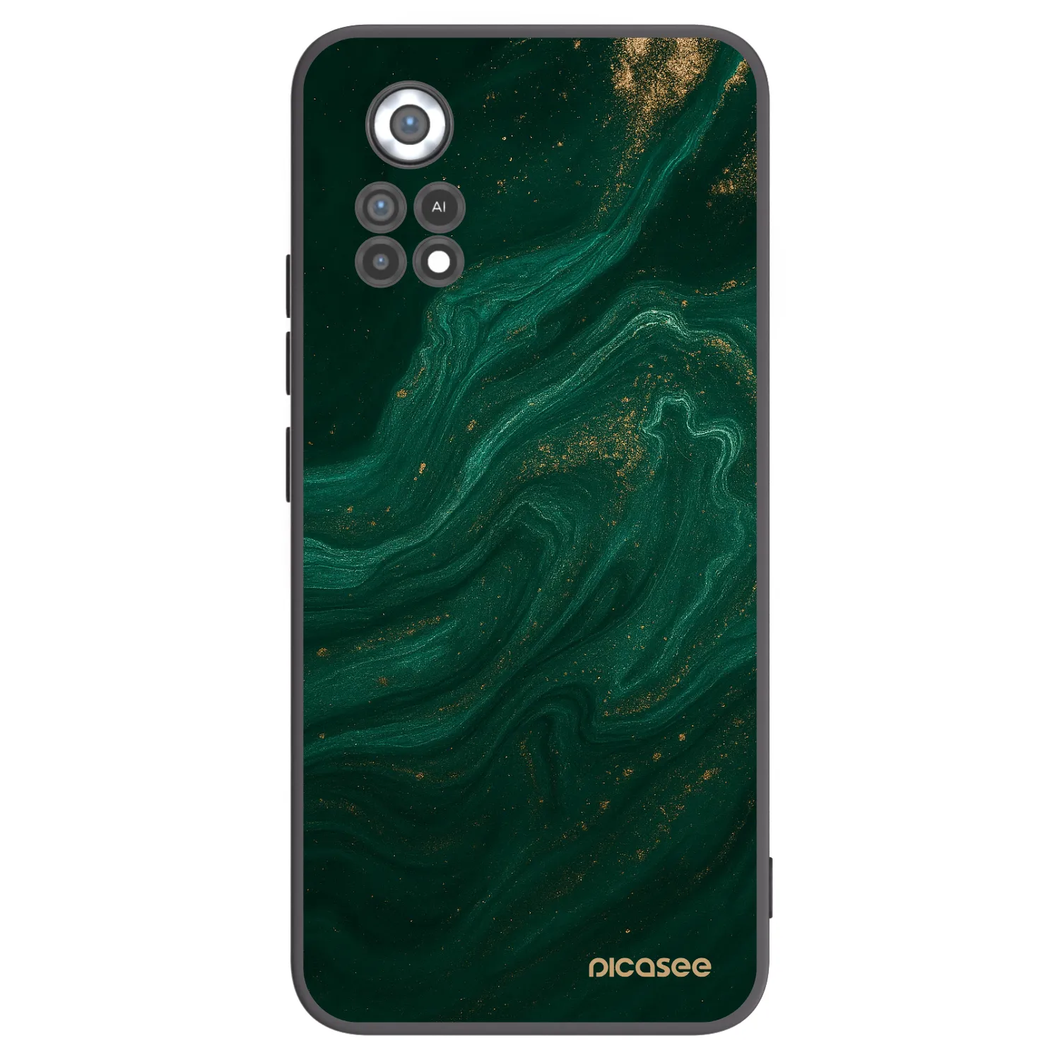 Picasee Xiaomi Poco X4 Pro 5G Hülle - Schwarzes Silikon - Green