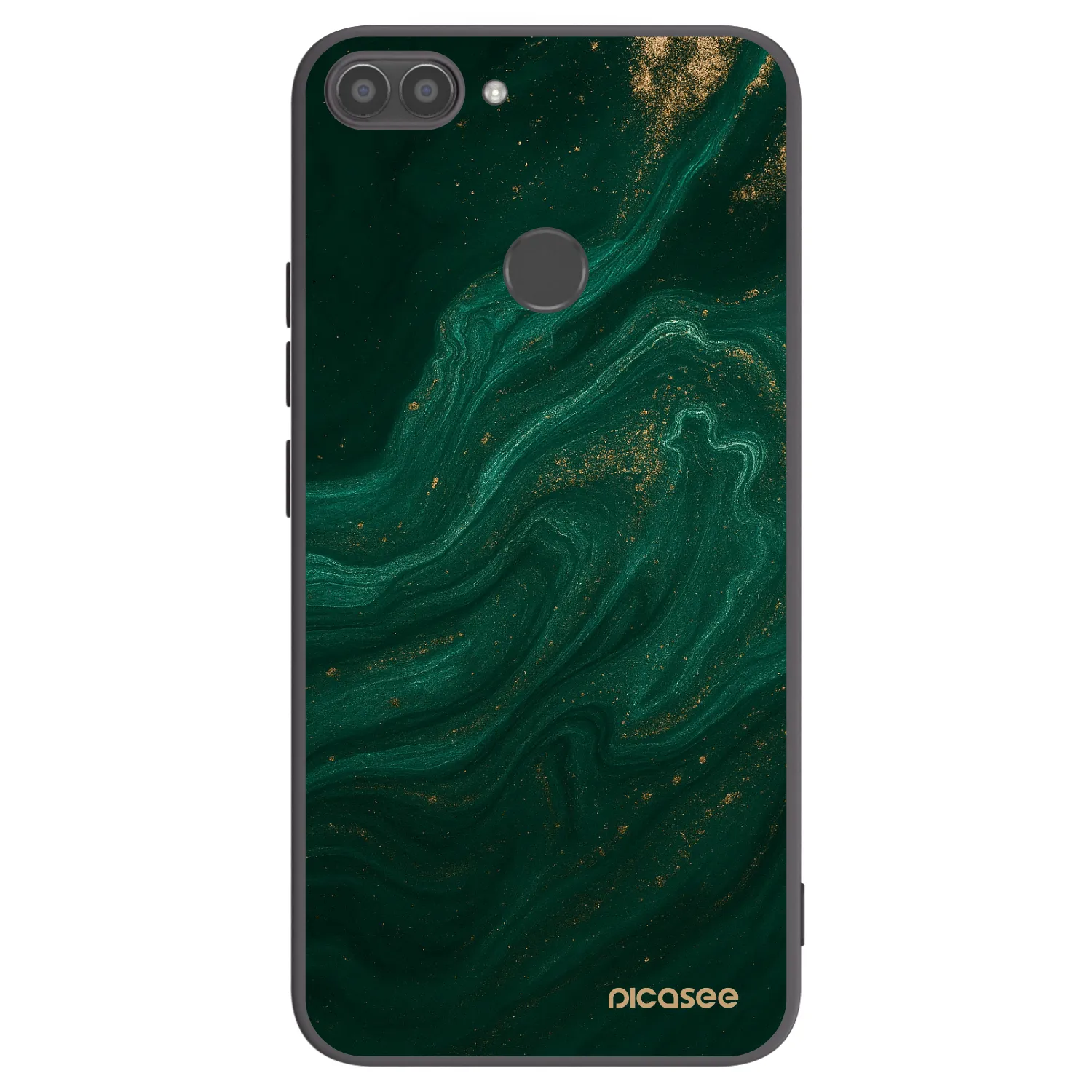 Picasee Huawei P Smart Hülle - Schwarzes Silikon - Green