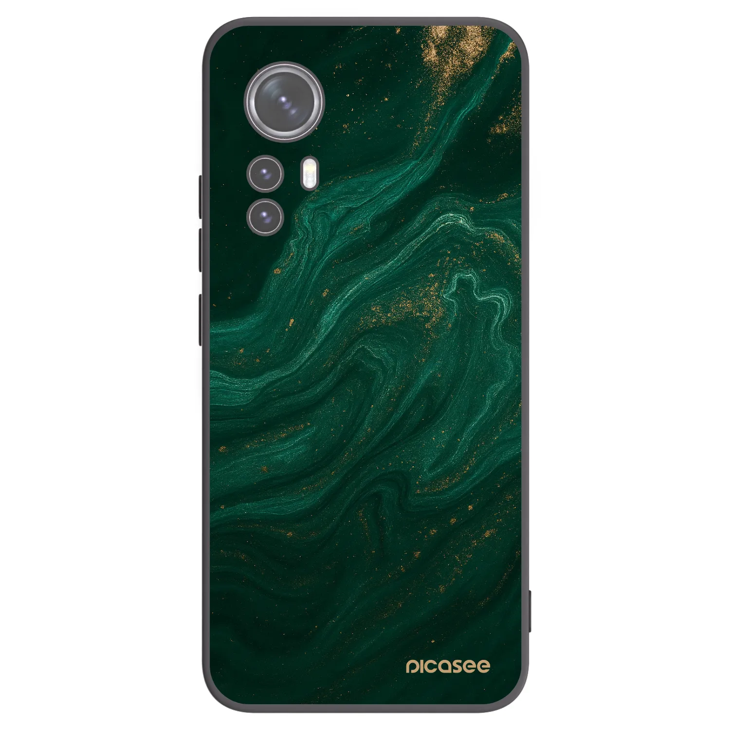 Picasee Xiaomi 12X Hülle - Schwarzes Silikon - Green