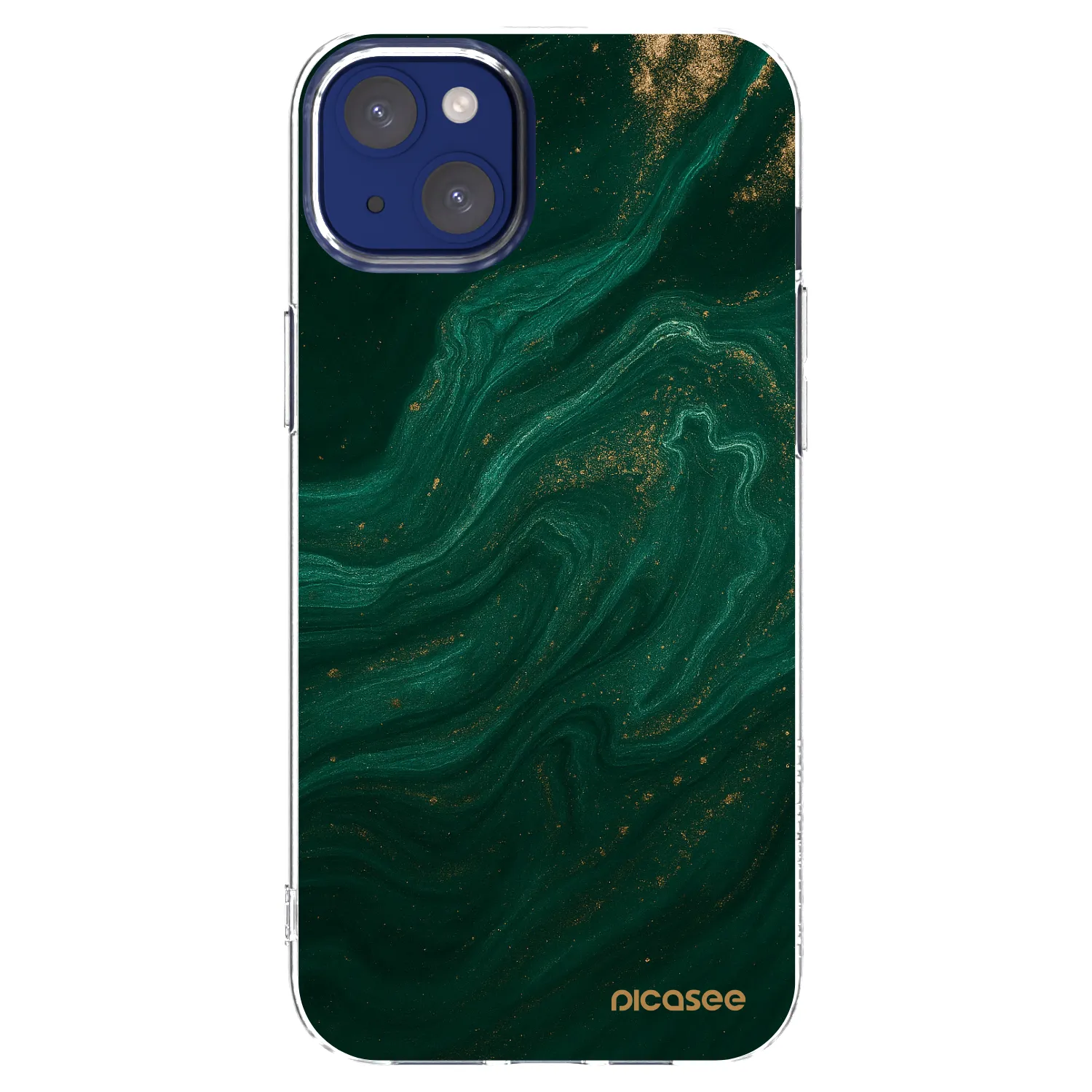 Picasee Apple iPhone 14 Plus Hülle - Transparentes Silikon - Green