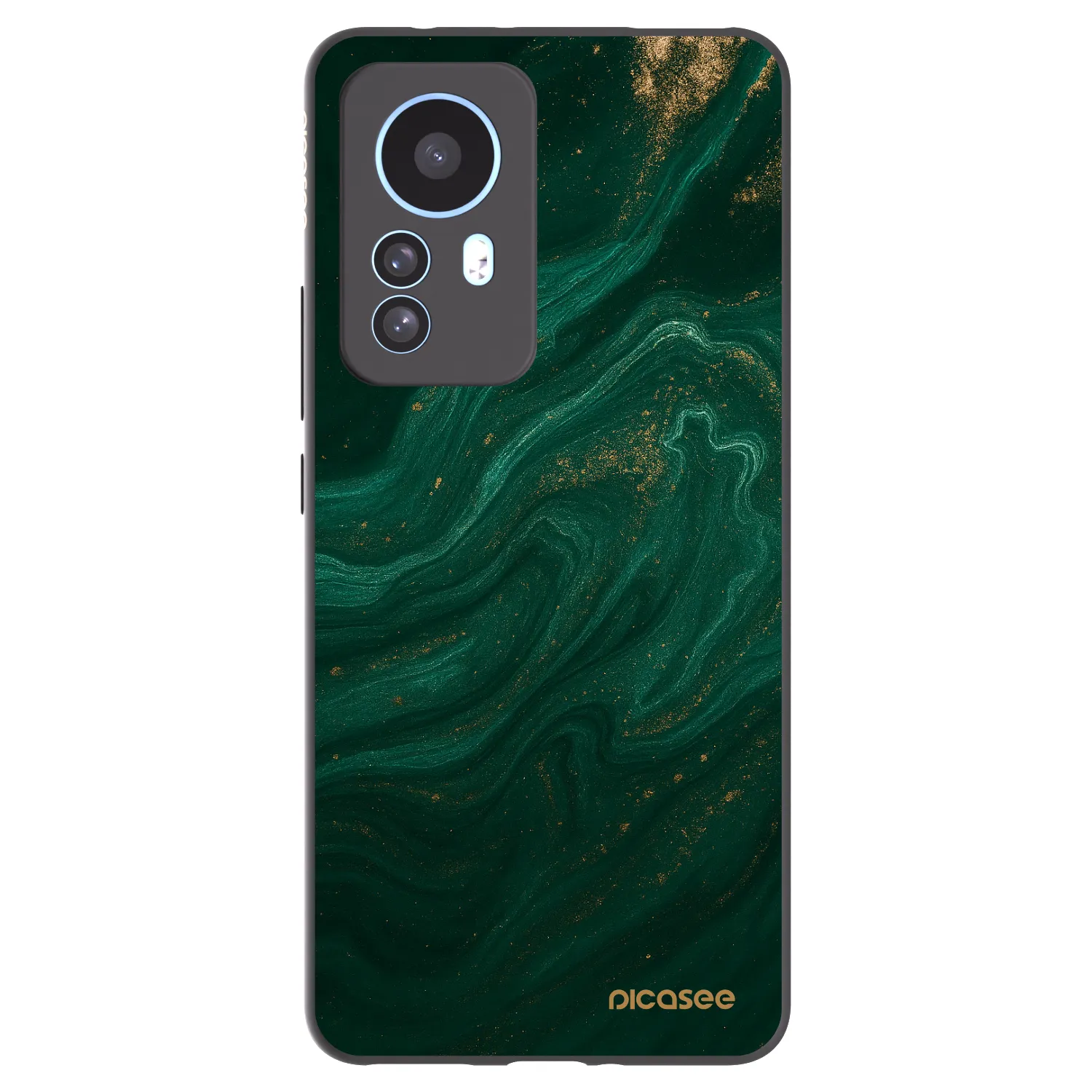 Picasee Xiaomi 12T Hülle - Schwarzes Silikon - Green