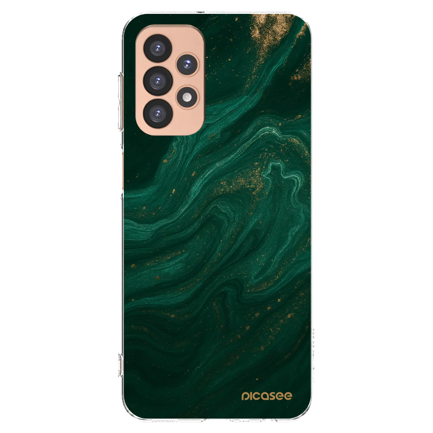 Picasee Samsung Galaxy A23 A236B 5G Hülle - Transparentes Silikon - Green