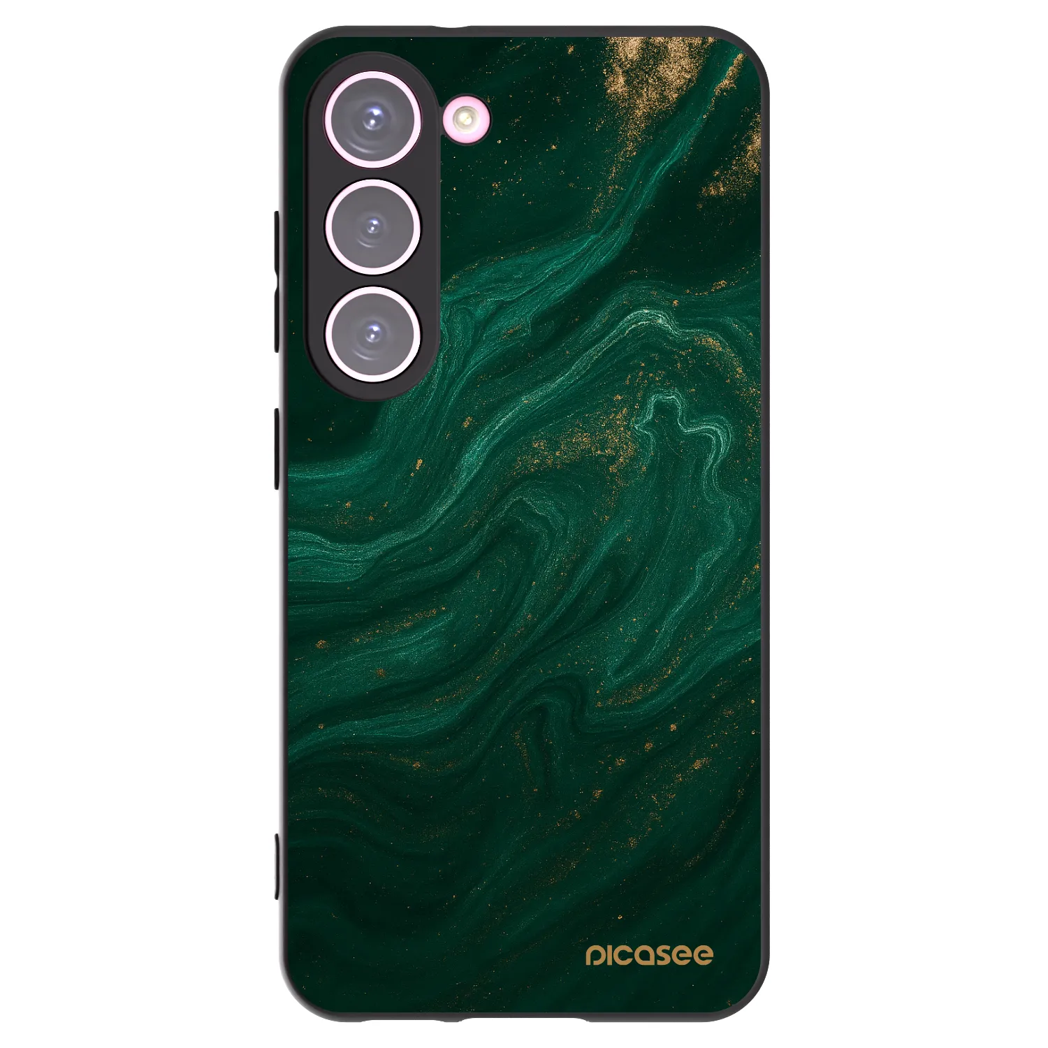 Picasee Samsung Galaxy S23 5G Hülle - Schwarzes Silikon - Green