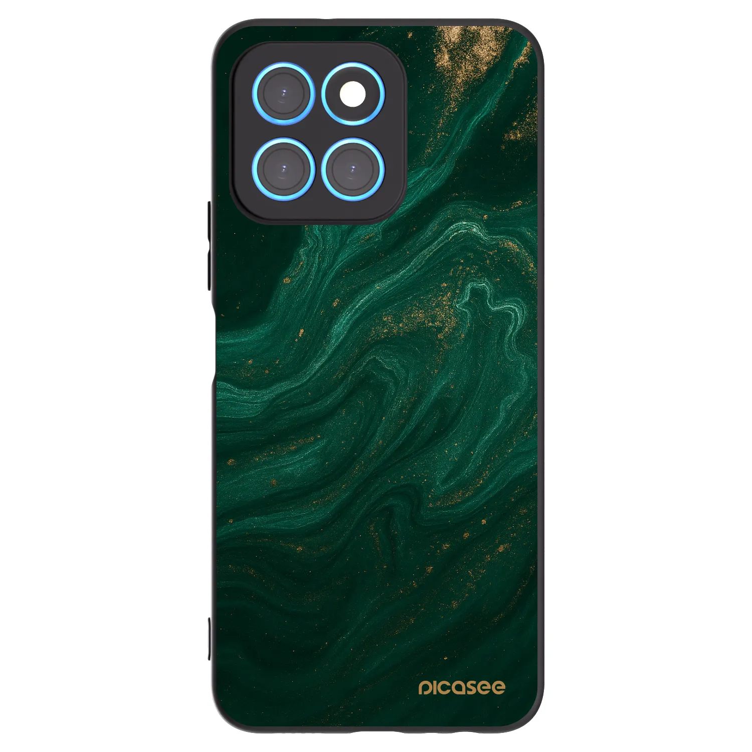 Picasee Honor X8 5G Hülle - Schwarzes Silikon - Green