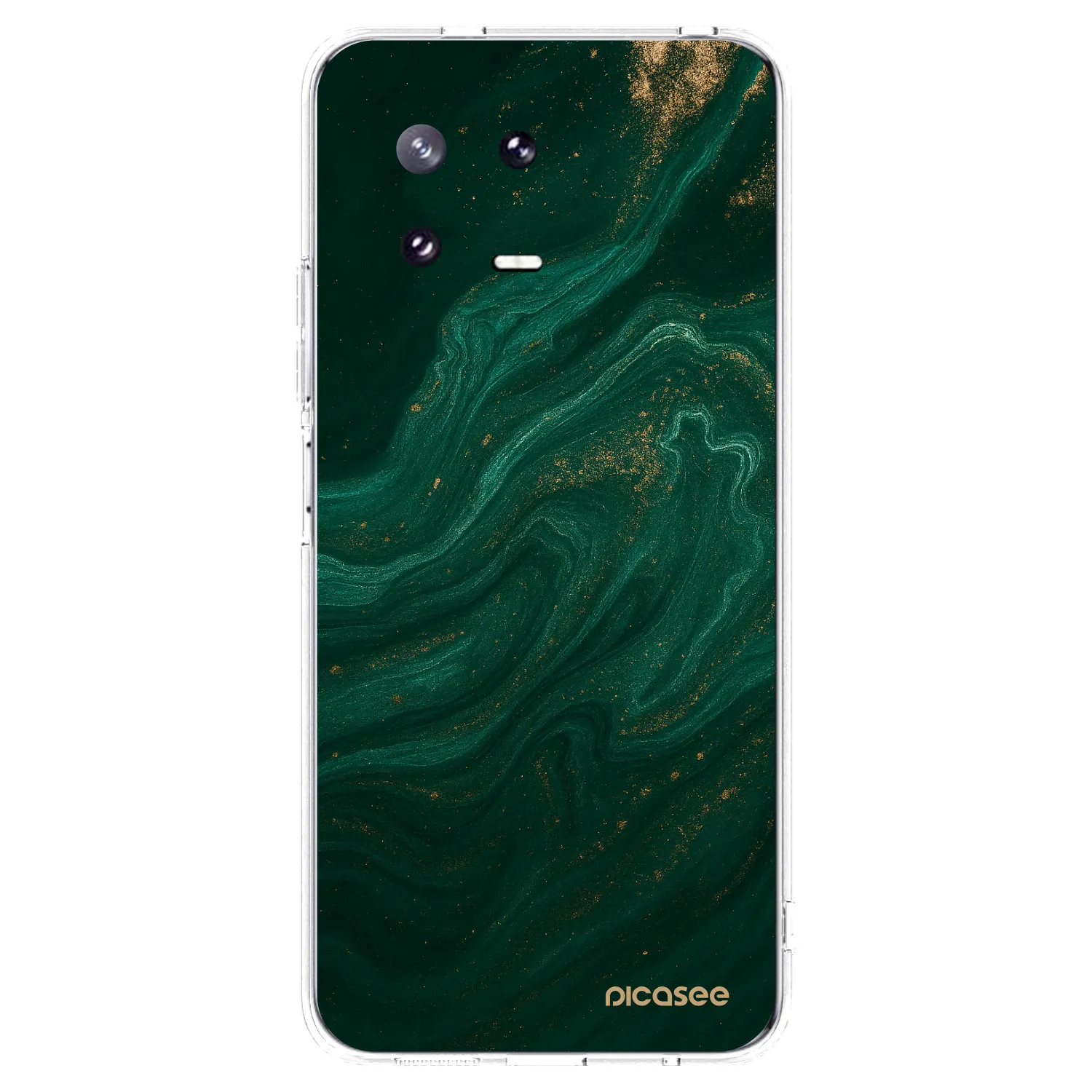 Picasee Xiaomi 13 Pro Hülle - Transparentes Silikon - Green