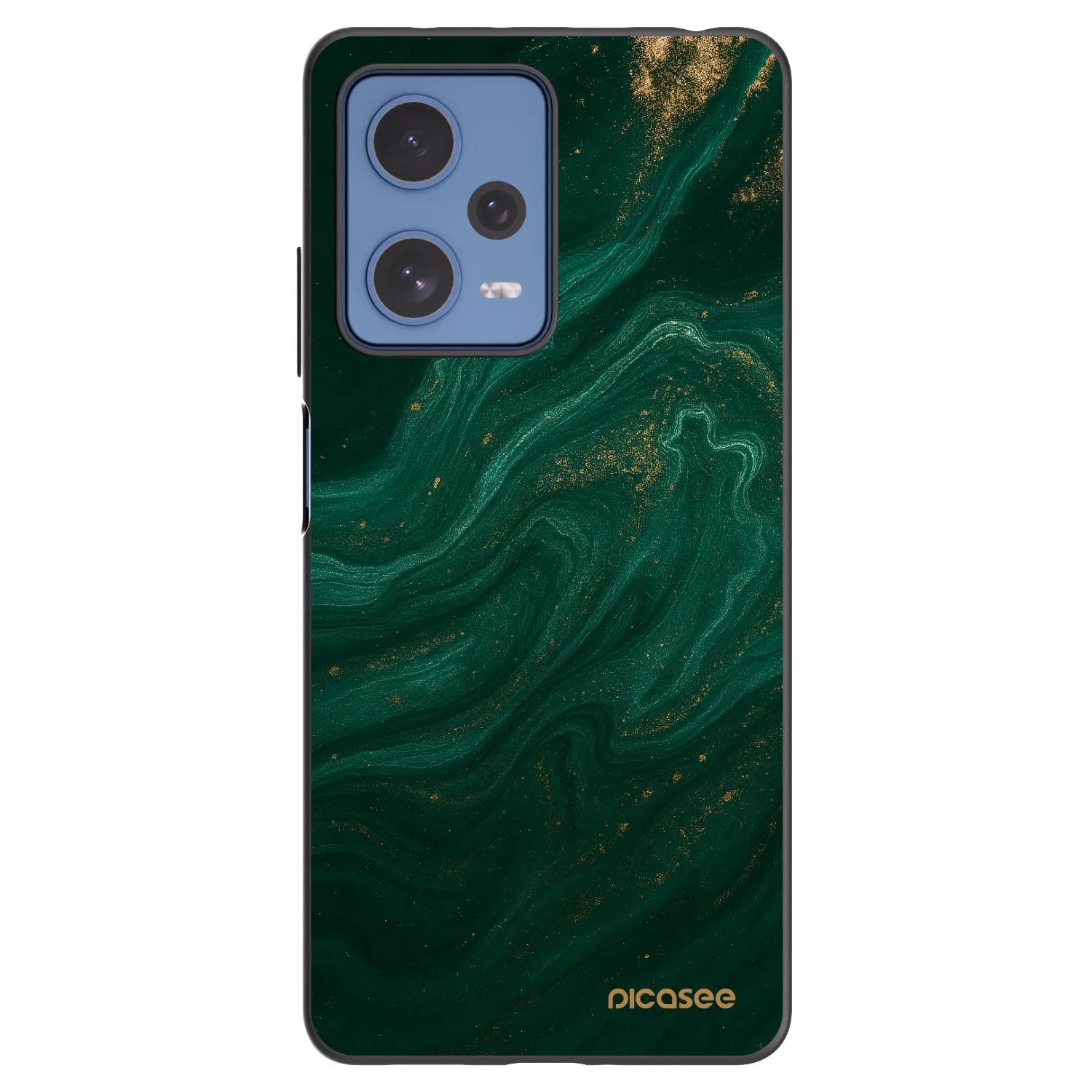 Picasee Xiaomi Redmi Note 12 Pro 5G Hülle - Schwarzes Silikon - Green