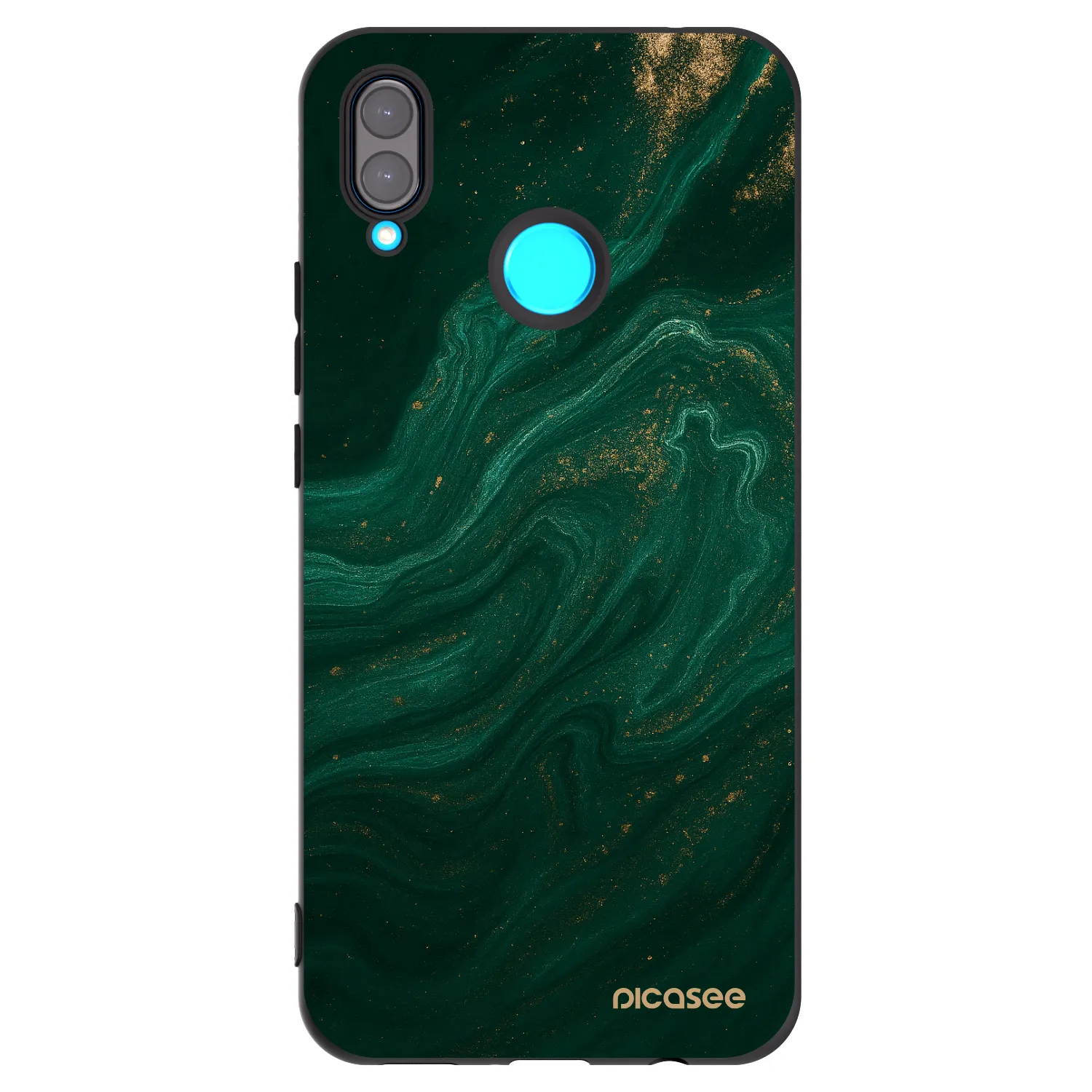 Picasee Huawei Nova 3 Hülle - Schwarzes Silikon - Green
