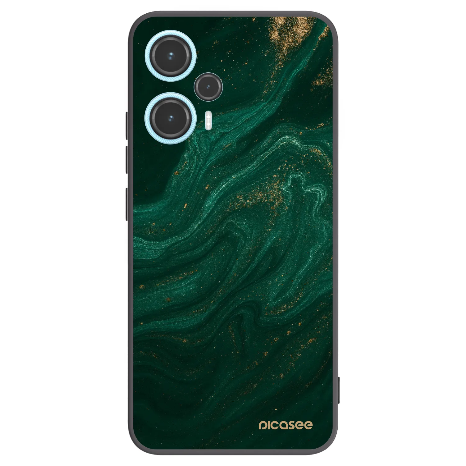 Picasee Xiaomi Poco F5 Hülle - Schwarzes Silikon - Green