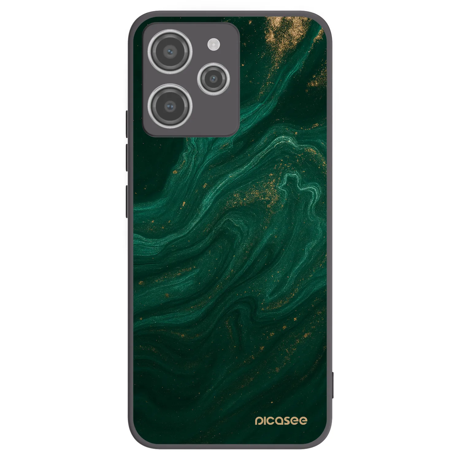 Picasee Xiaomi Redmi 12 4G Hülle - Schwarzes Silikon - Green