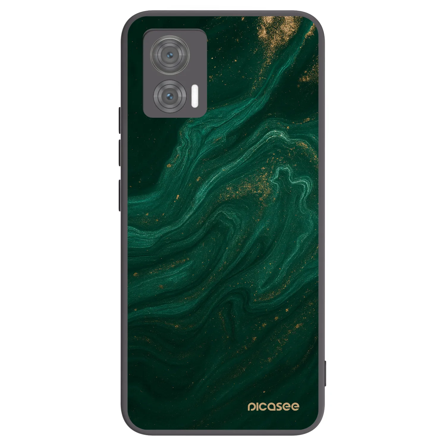 Picasee Motorola Edge 30 Neo Hülle - Schwarzes Silikon - Green