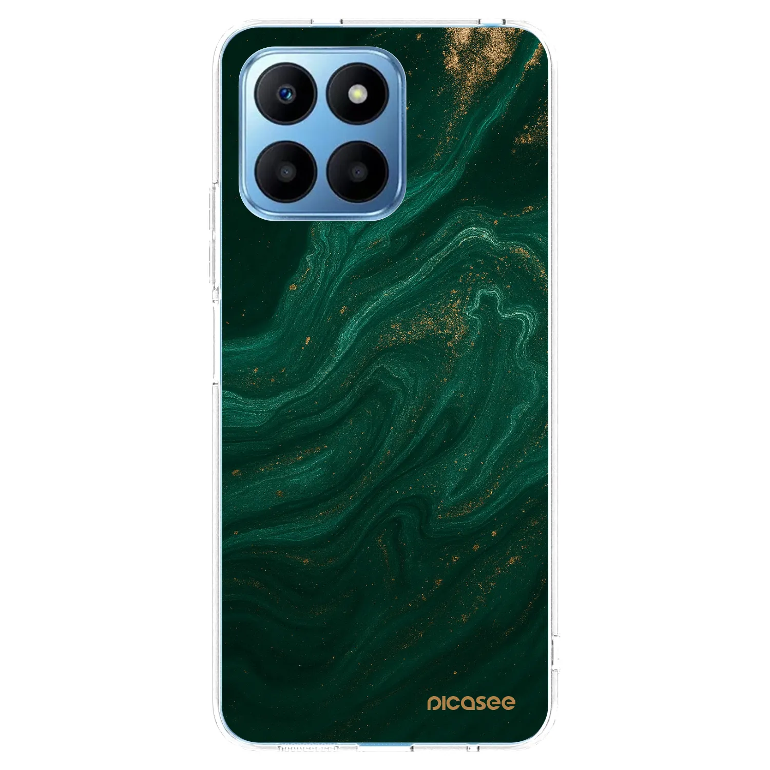 Picasee Honor 70 Lite Hülle - Transparentes Silikon - Green