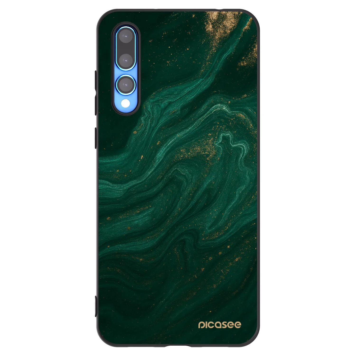 Picasee Huawei P20 Pro Hülle - Schwarzes Silikon - Green