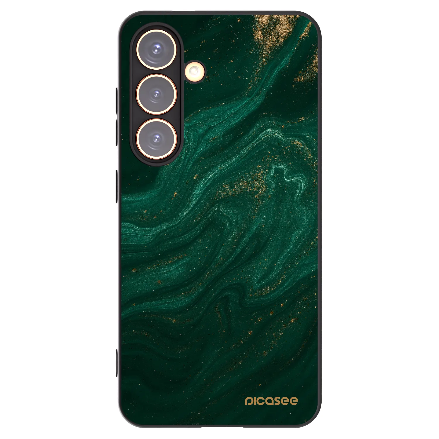 Picasee Samsung Galaxy S24 S921B 5G Hülle - Schwarzes Silikon - Green