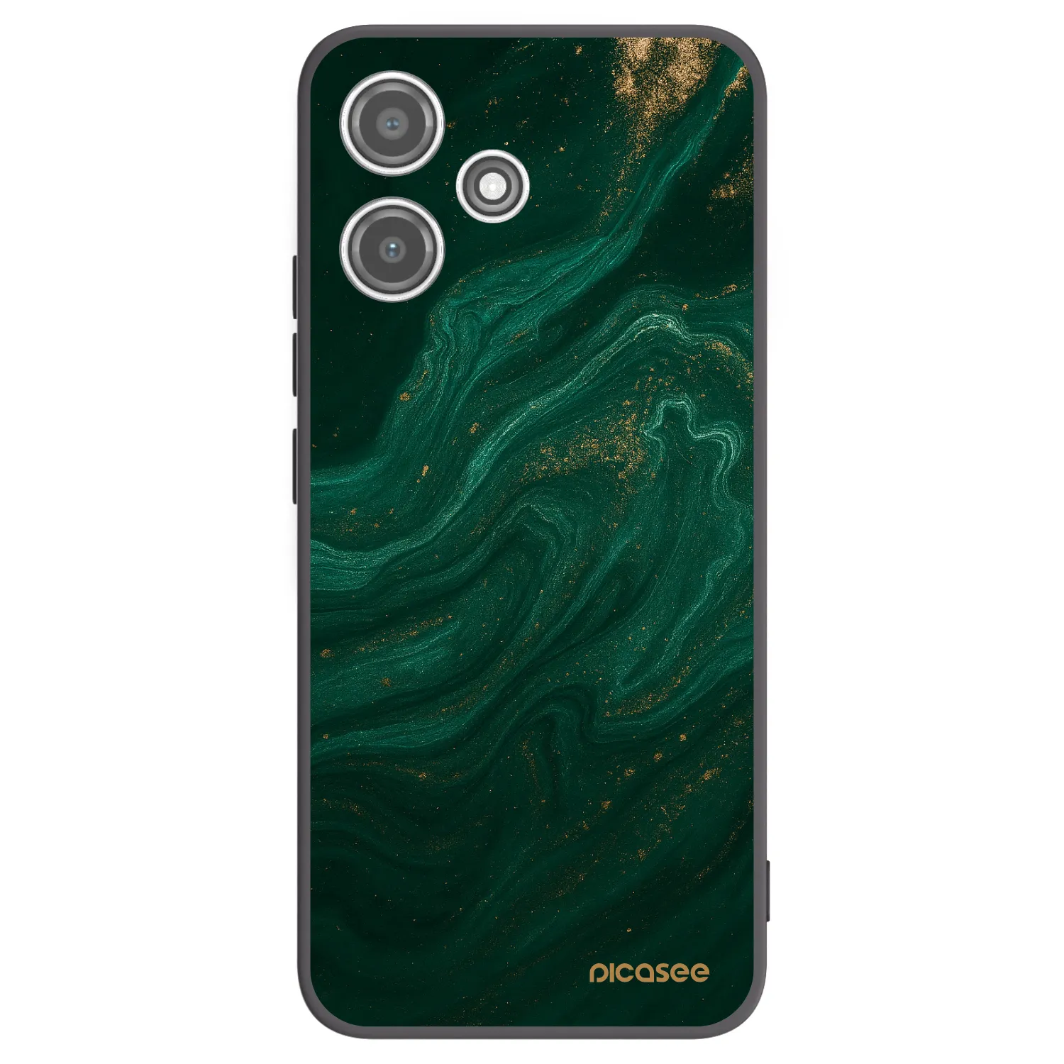 Picasee Xiaomi Redmi 12 5G Hülle - Schwarzes Silikon - Green