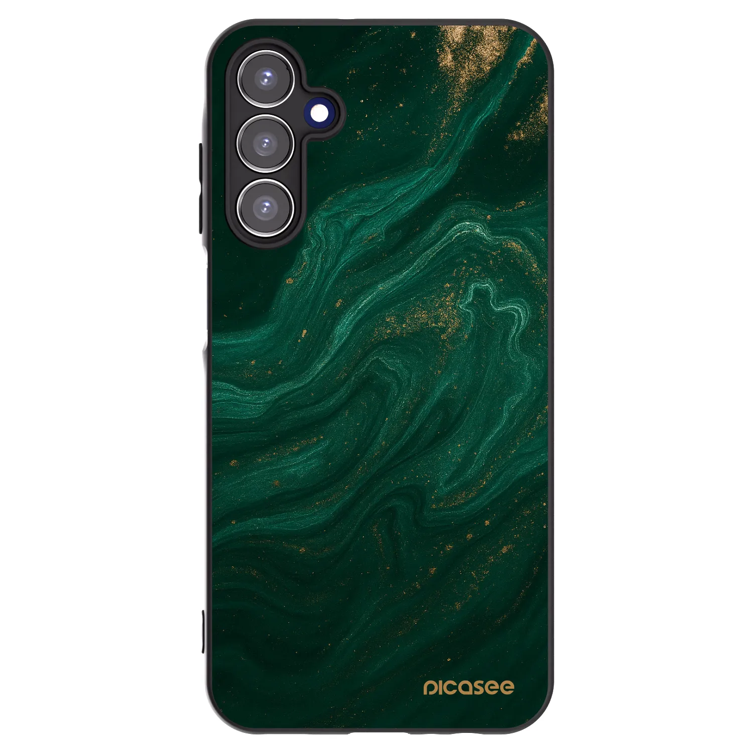 Picasee Samsung Galaxy A15 A156B 5G Hülle - Schwarzes Silikon - Green