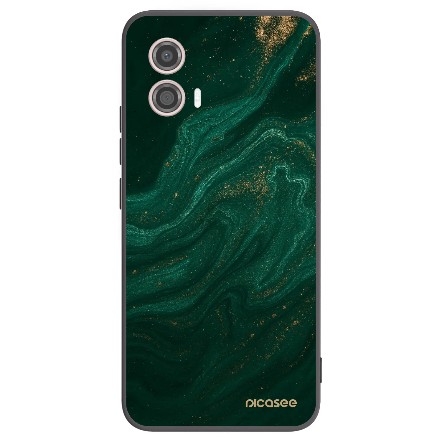 Picasee Motorola Moto G53 5G Hülle - Schwarzes Silikon - Green