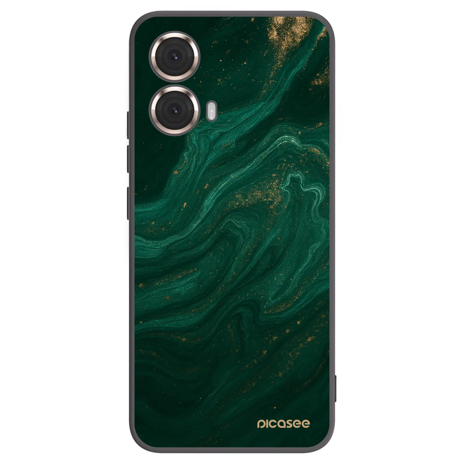 Picasee Motorola Moto G85 Hülle - Schwarzes Silikon - Green
