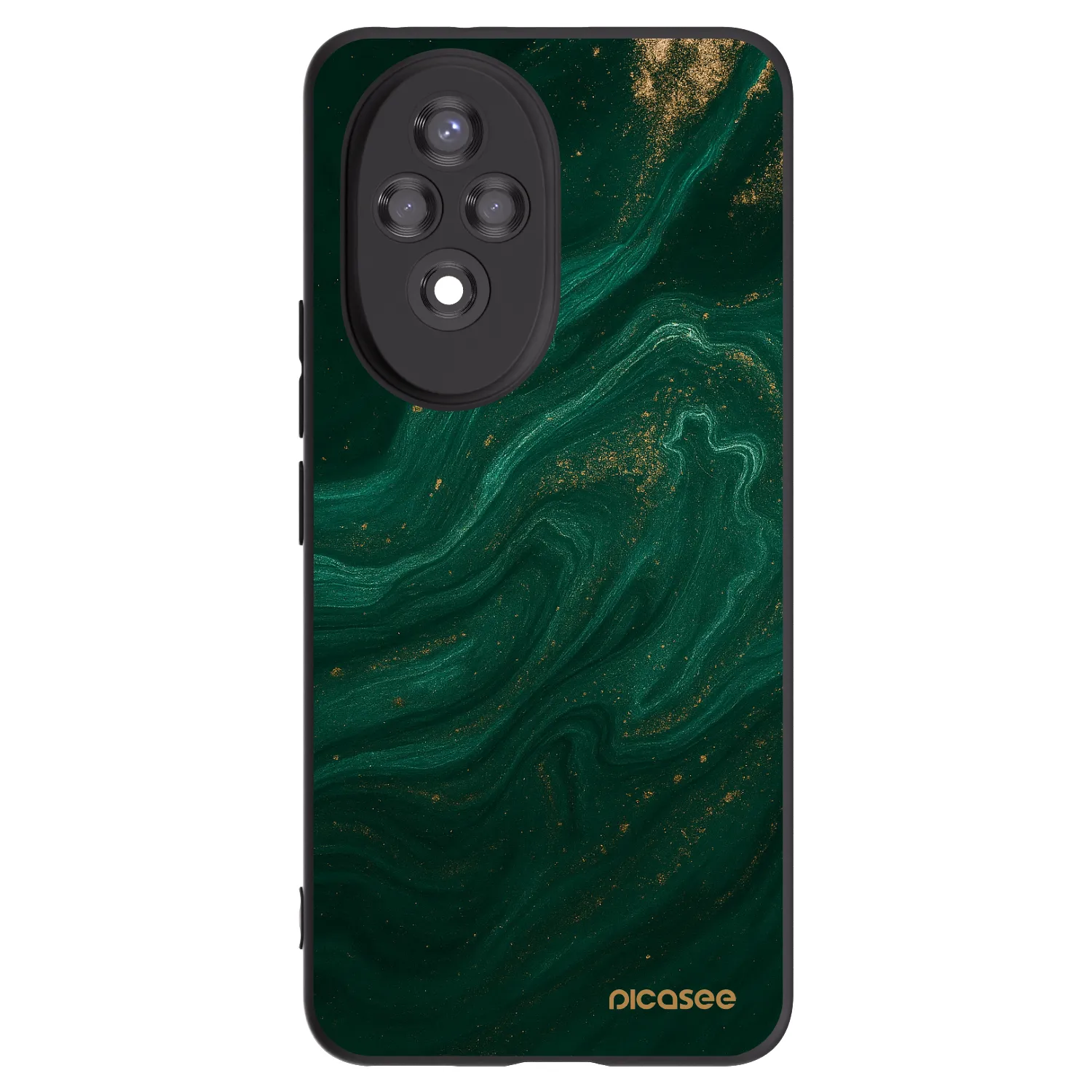 Picasee Honor 200 Pro 5G Hülle - Schwarzes Silikon - Green