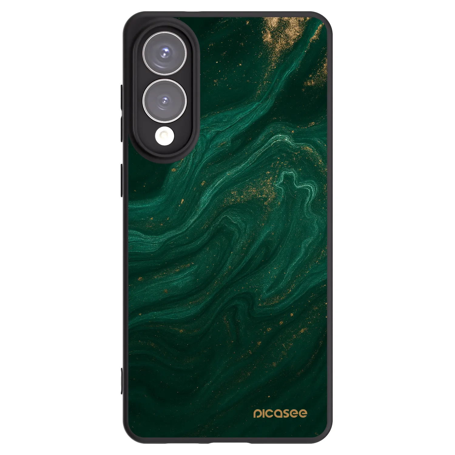 Picasee Samsung Galaxy S25 Edge 5G Hülle - Schwarzes Silikon - Green