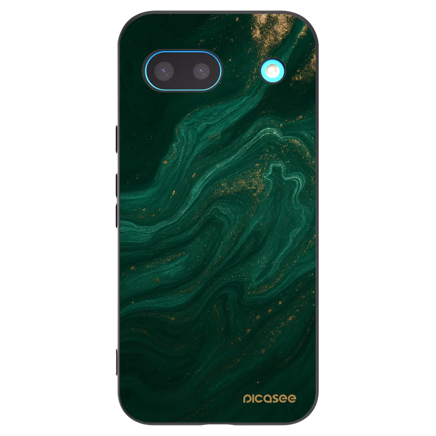 Picasee Google Pixel 8a Hülle - Schwarzes Silikon - Green