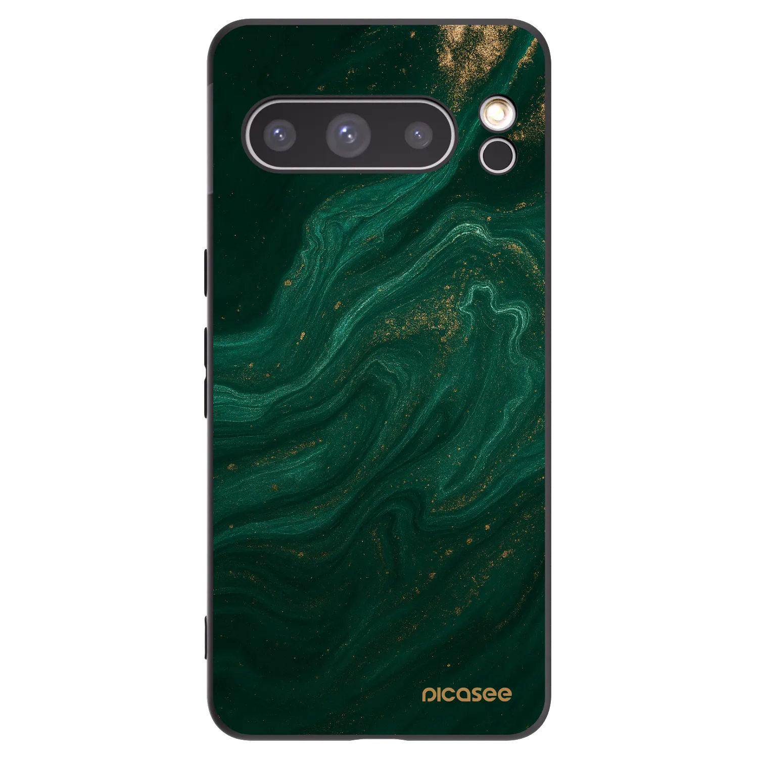 Picasee Google Pixel 8 Pro Hülle - Schwarzes Silikon - Green