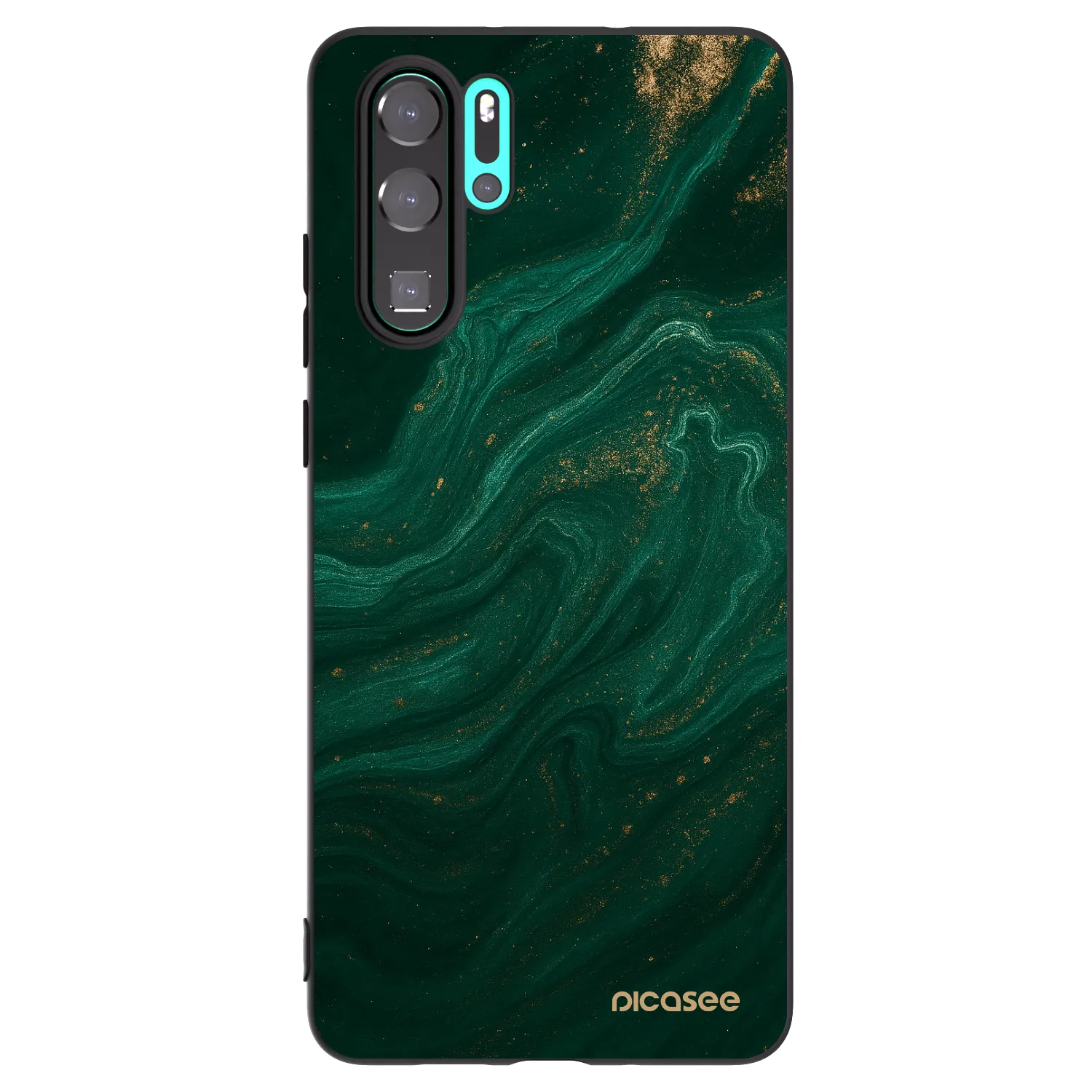 Picasee Huawei P30 Pro Hülle - Schwarzes Silikon - Green