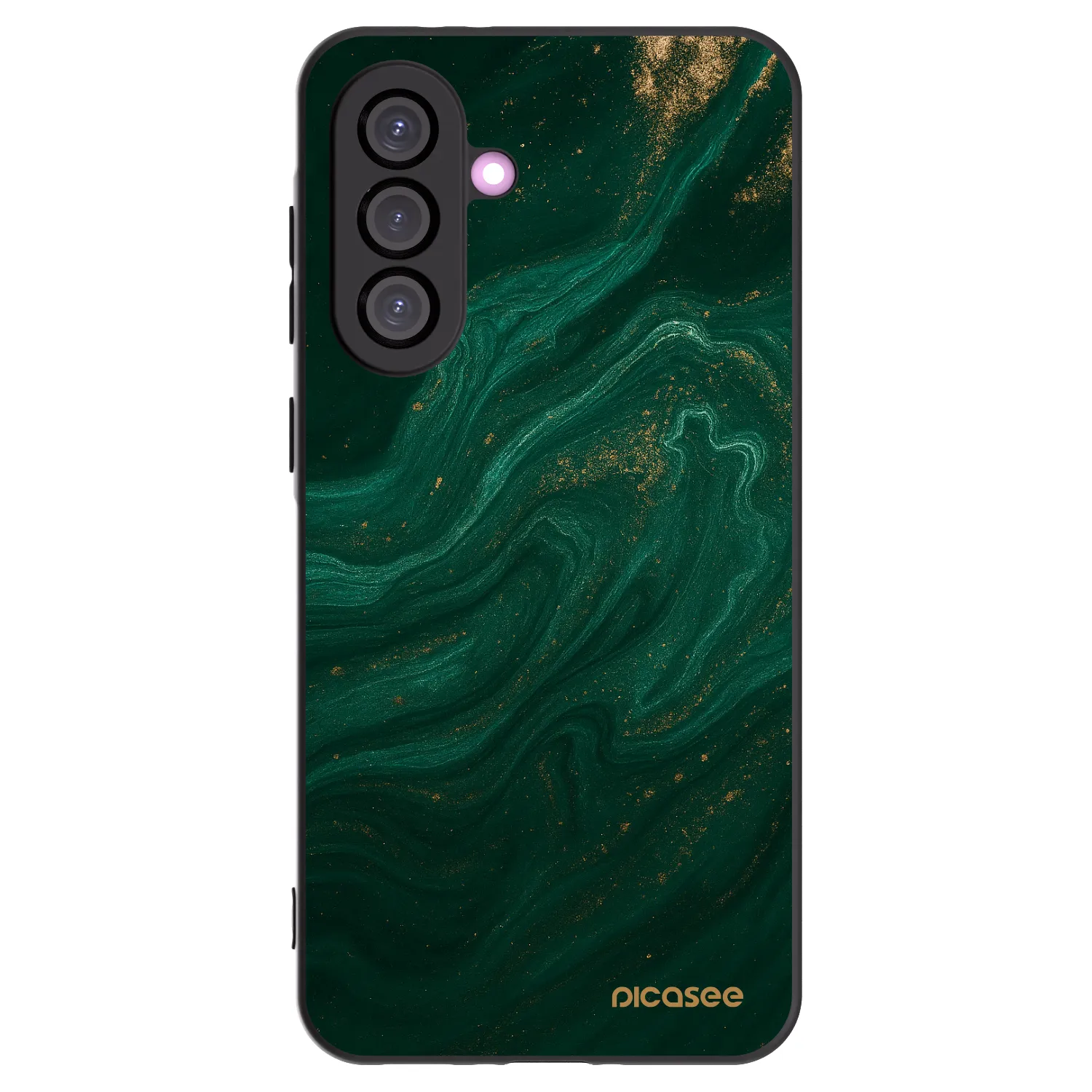 Picasee Samsung Galaxy A56 5G A566B Hülle - Schwarzes Silikon - Green