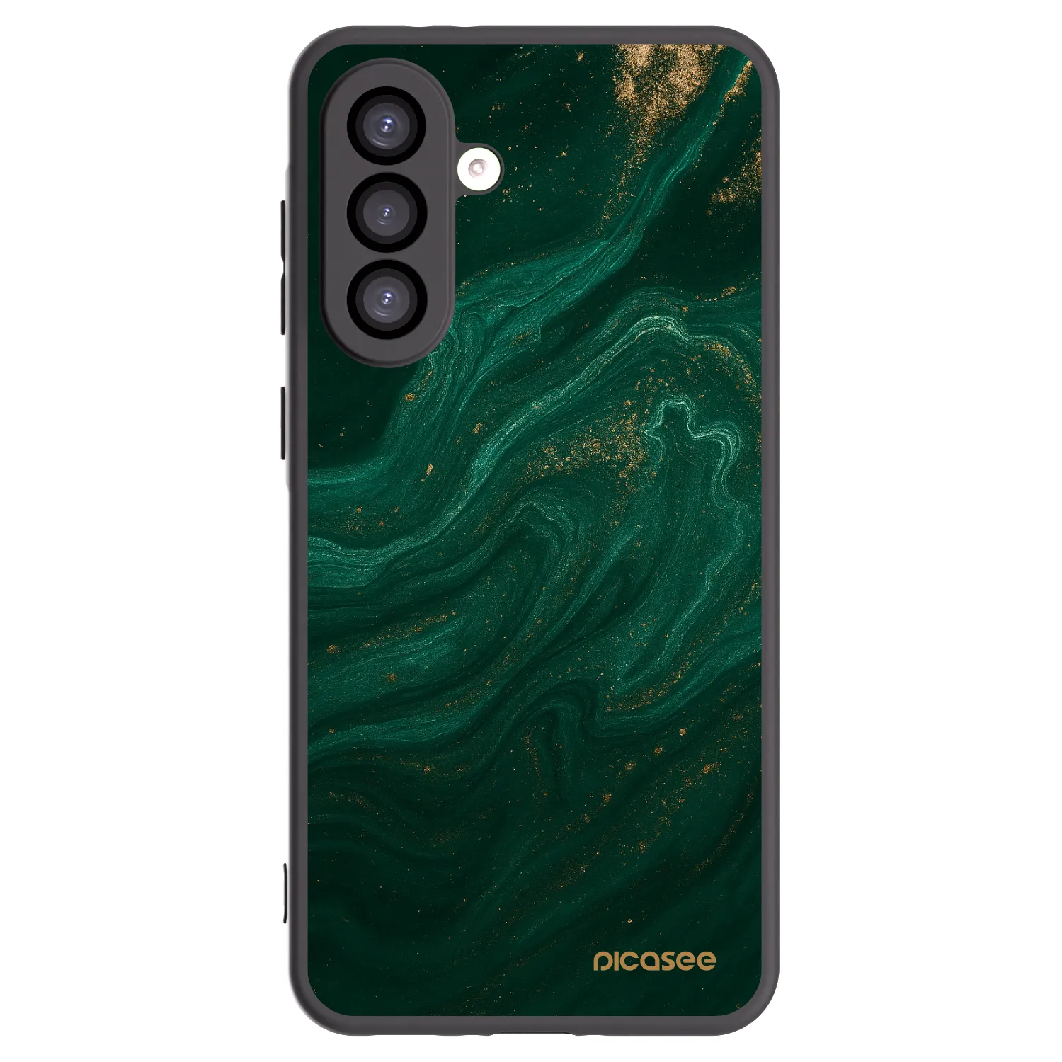 Picasee Samsung Galaxy A26 5G A266B Hülle - Schwarzes Silikon - Green