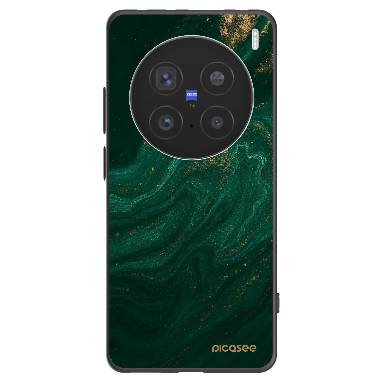 Picasee Vivo X200 Pro Hülle - Schwarzes Silikon - Green