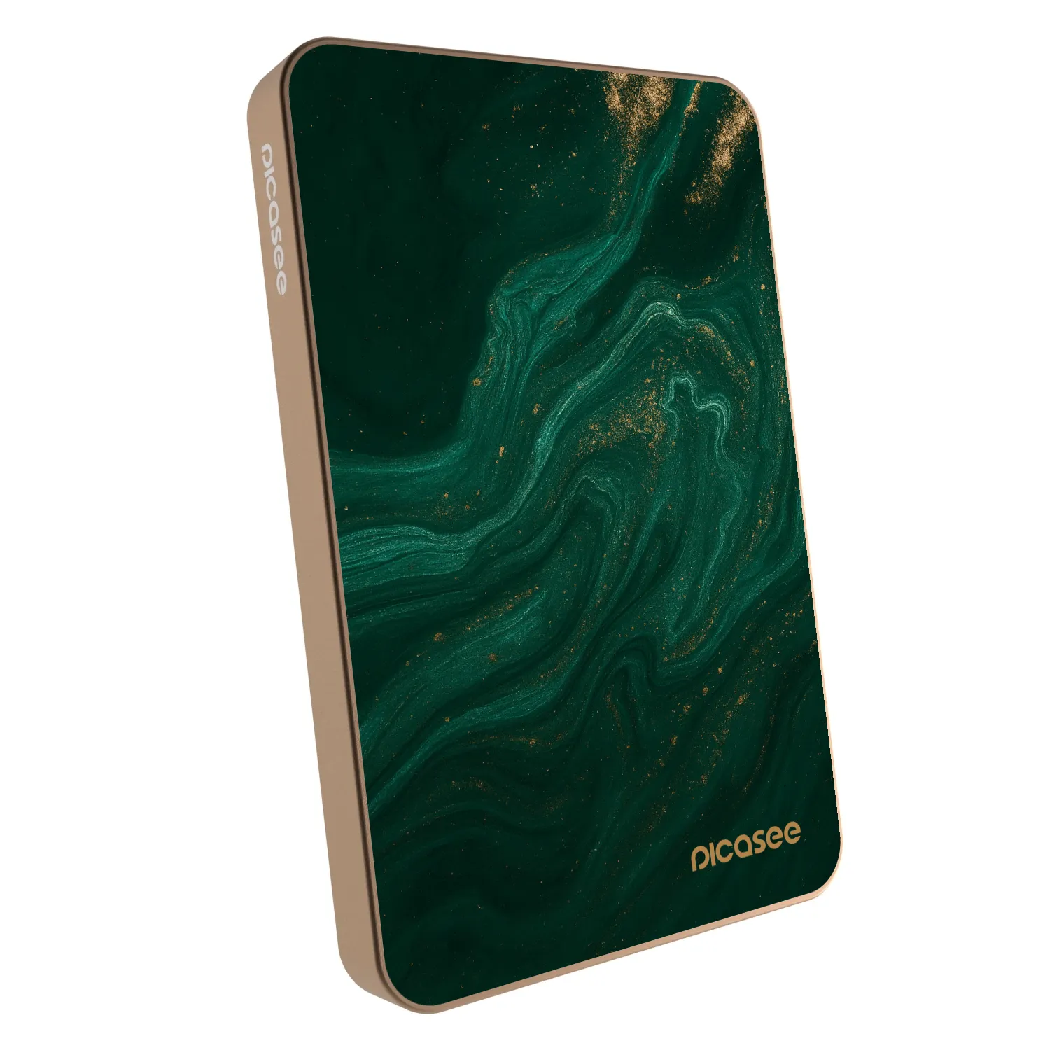 Picasee Powerbank mit MagSafe 5 000 mAh Golden - Green