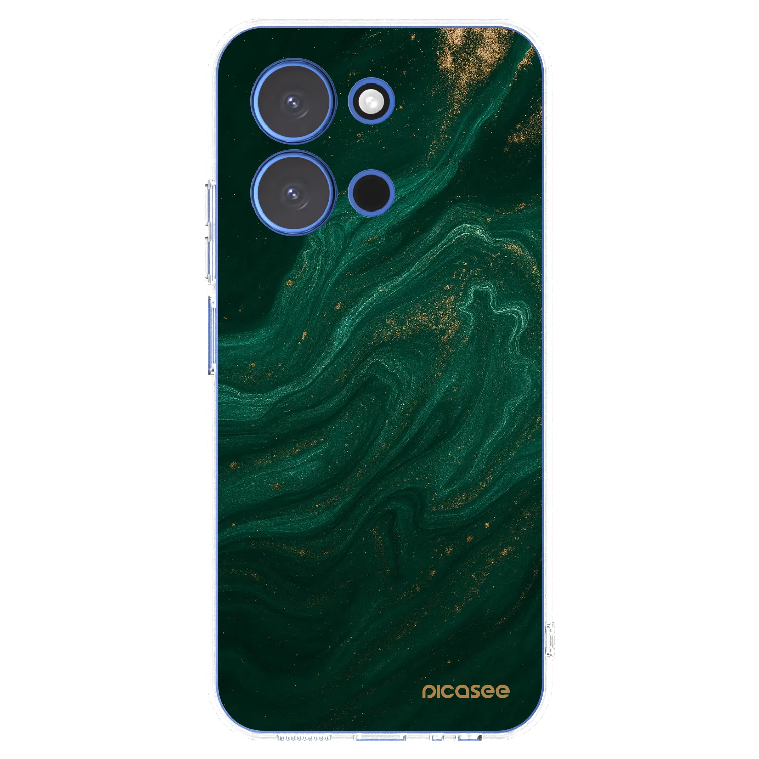 Picasee Xiaomi Redmi 15C 4G Hülle - Transparentes Silikon - Green