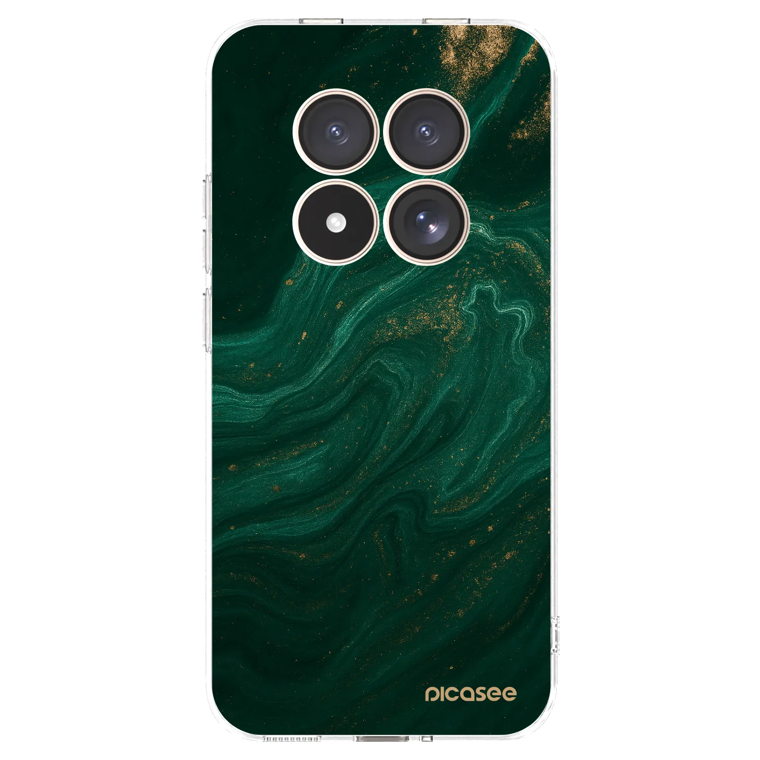 Picasee Xiaomi Redmi Note 15 Pro 4G Hülle - Transparentes Silikon - Green