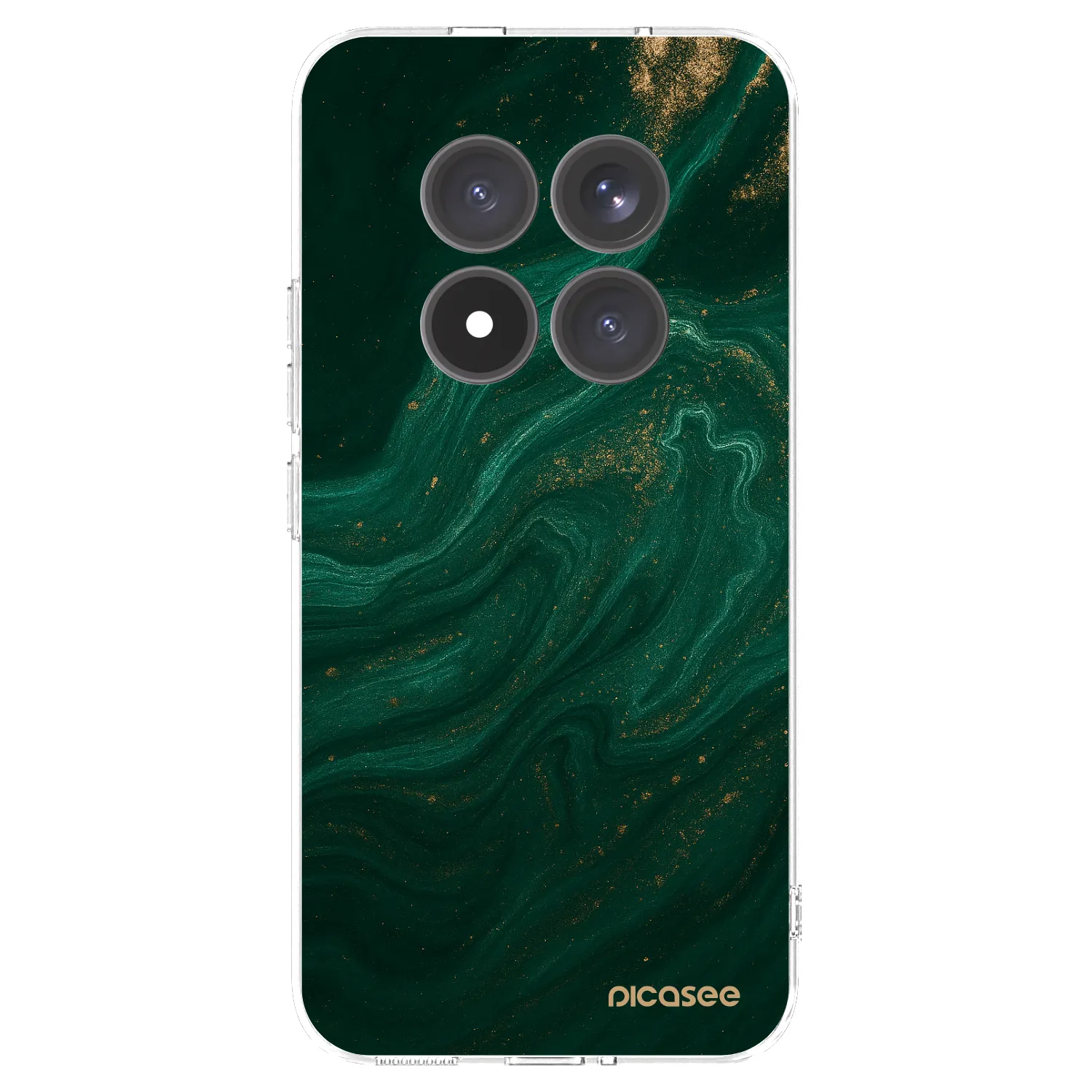Picasee Xiaomi Redmi Note 15 Pro+ Hülle - Transparentes Silikon - Green