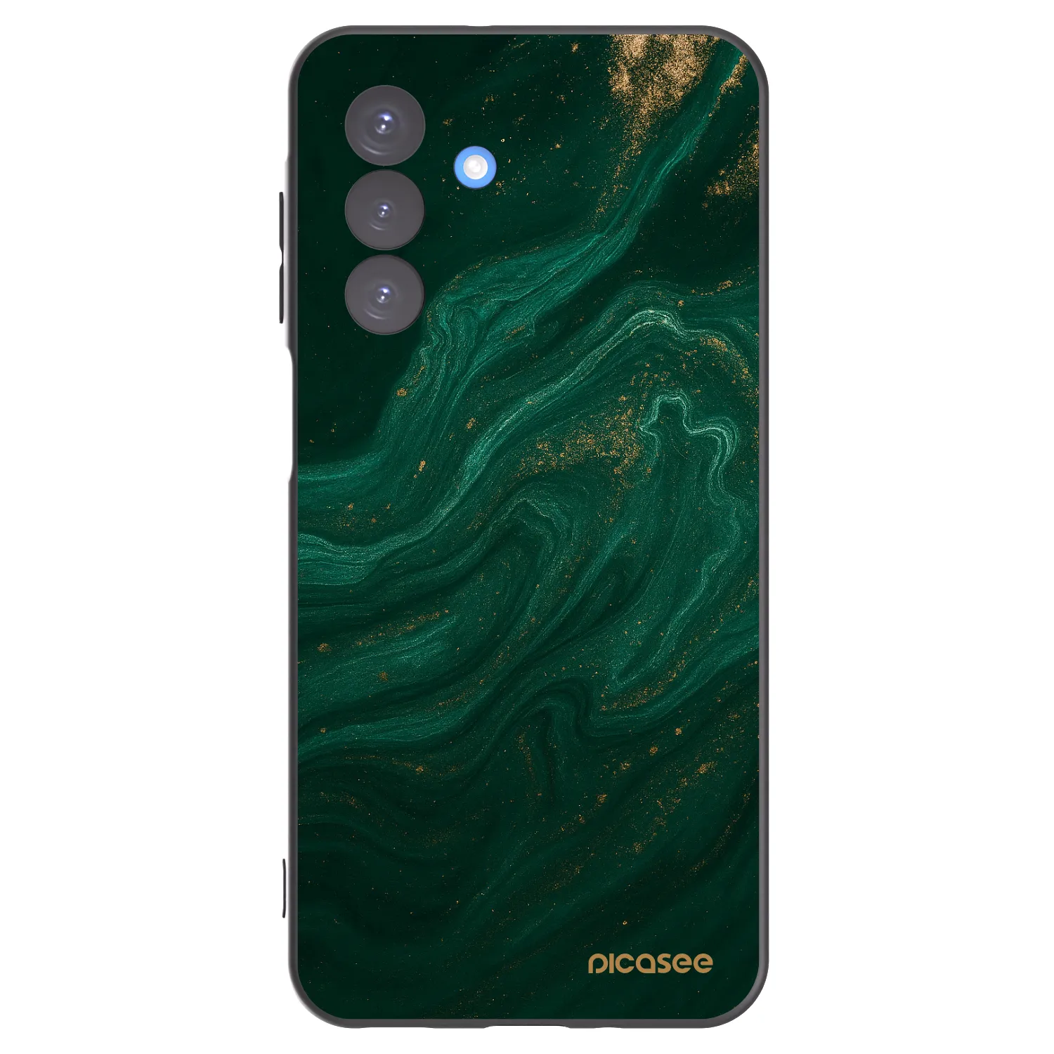 Picasee Samsung Galaxy A17 5G Hülle - Schwarzes Silikon - Green