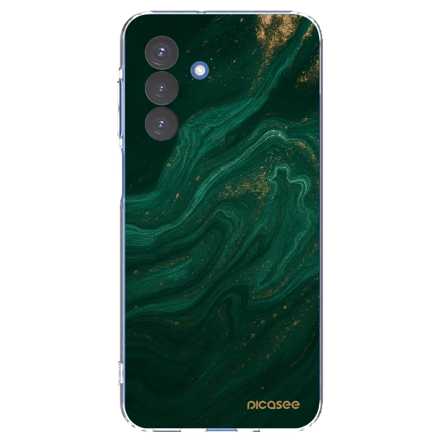 Picasee Samsung Galaxy A17 5G Hülle - Transparentes Silikon - Green