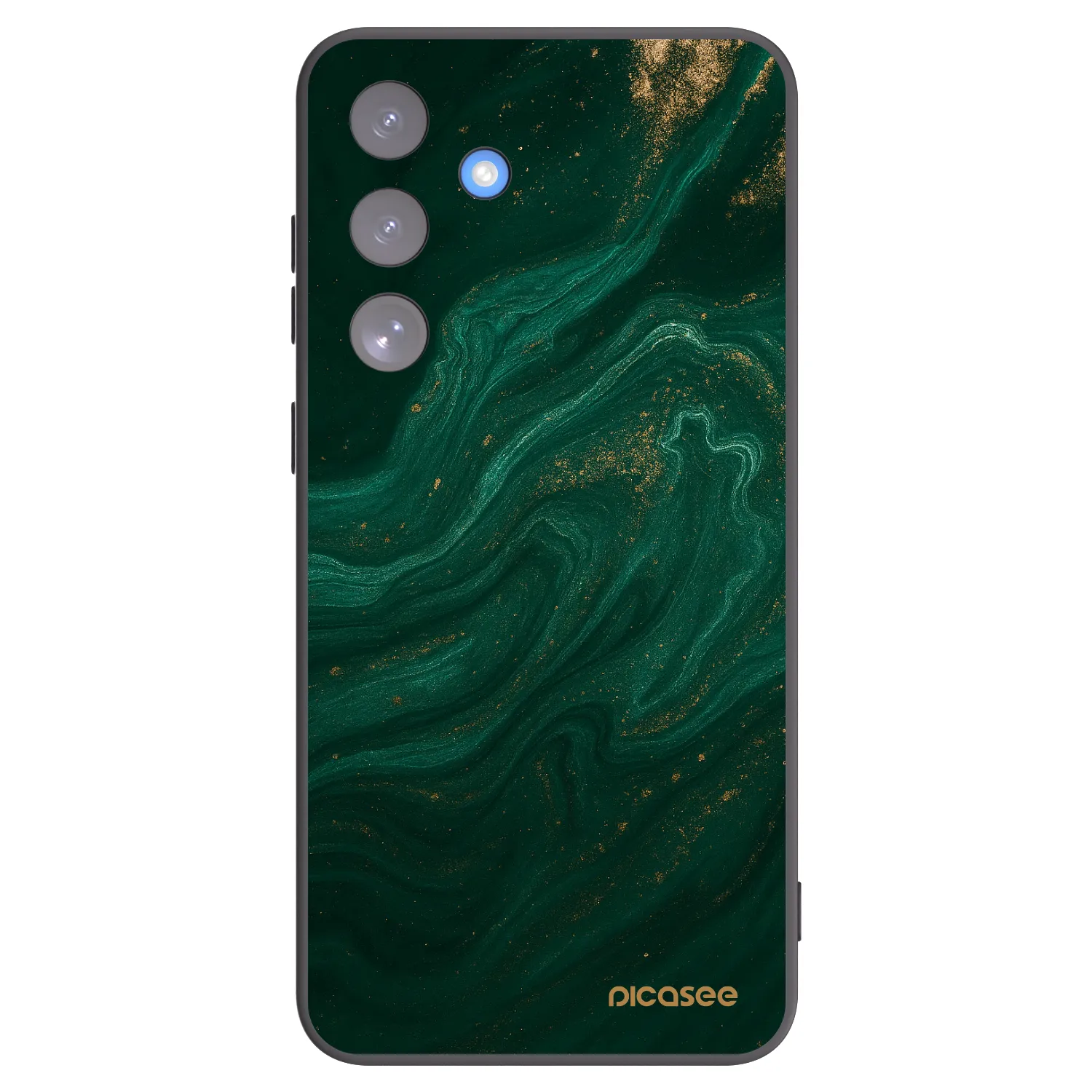 Picasee Samsung Galaxy S25 FE 5G Hülle - Schwarzes Silikon - Green