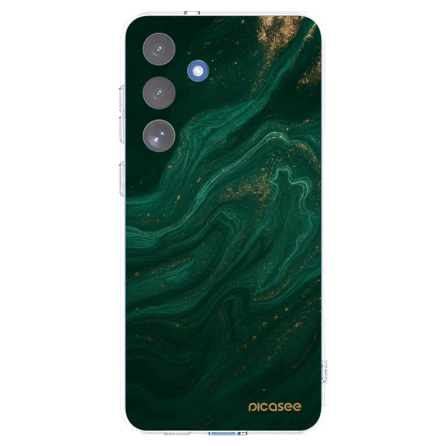 Picasee Samsung Galaxy S25 FE 5G Hülle - Transparentes Silikon - Green